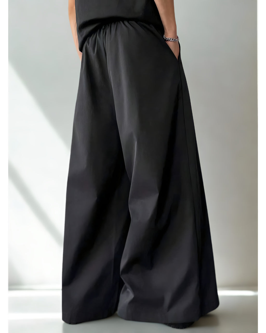 Pantalon Large - Élégance Urbaine - Noir Vibe Co. 