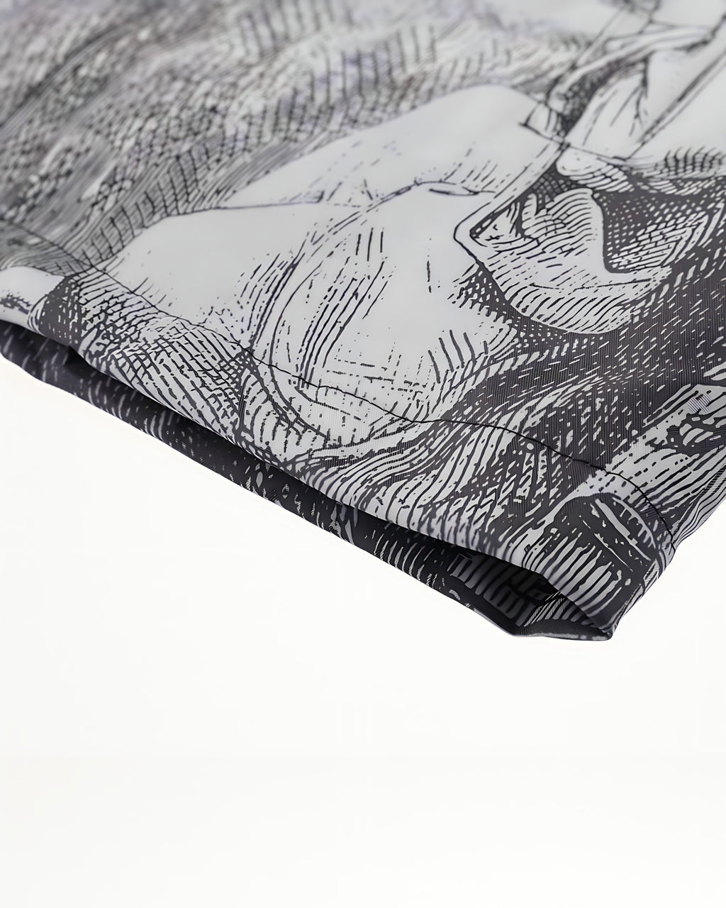 Veste Homme Imprimée à Col Classique – Esprit Urbain et Avant-Garde - Noir Vibe Co. 