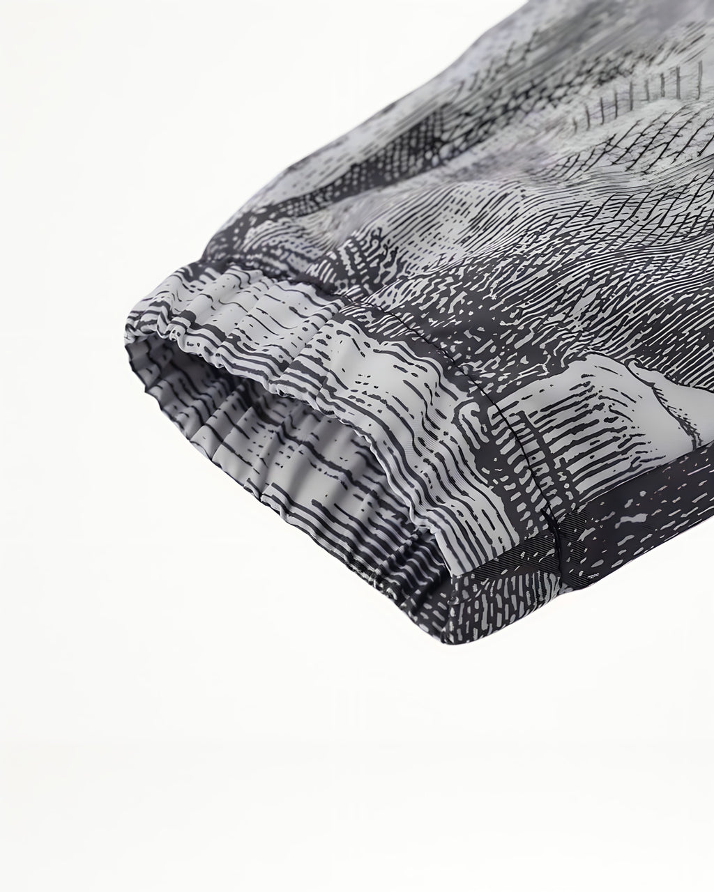 Veste Homme Imprimée à Col Classique – Esprit Urbain et Avant-Garde - Noir Vibe Co. 