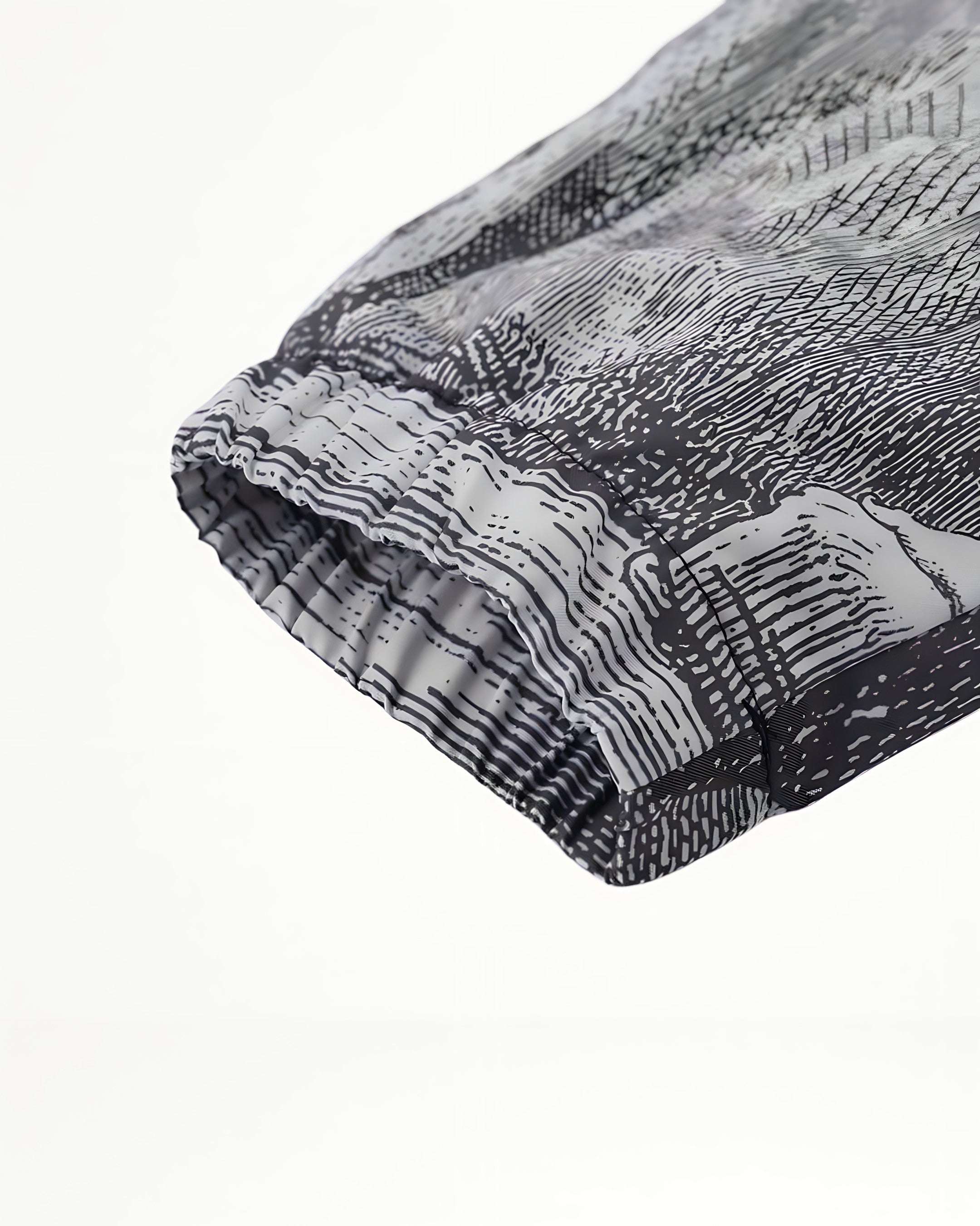 Veste Homme Imprimée à Col Classique – Esprit Urbain et Avant-Garde - Noir Vibe Co. 