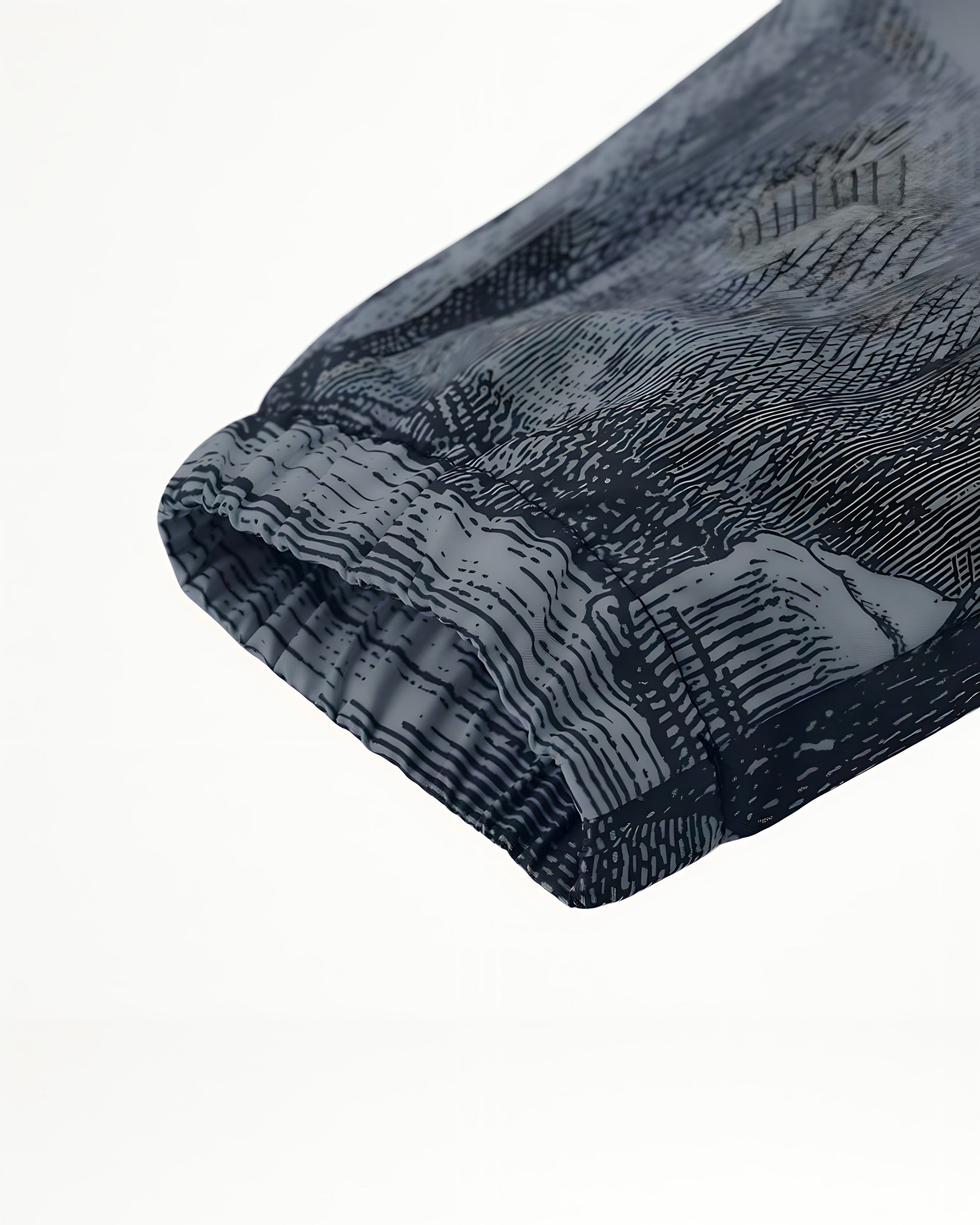 Veste Homme Imprimée à Col Classique – Esprit Urbain et Avant-Garde - Noir Vibe Co. 