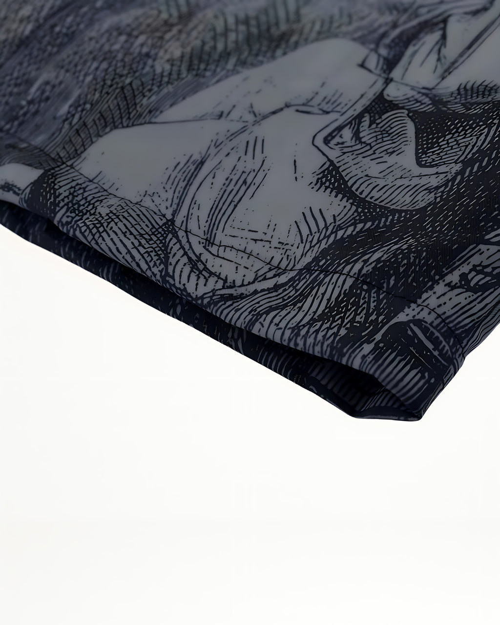 Veste Homme Imprimée à Col Classique – Esprit Urbain et Avant-Garde - Noir Vibe Co. 